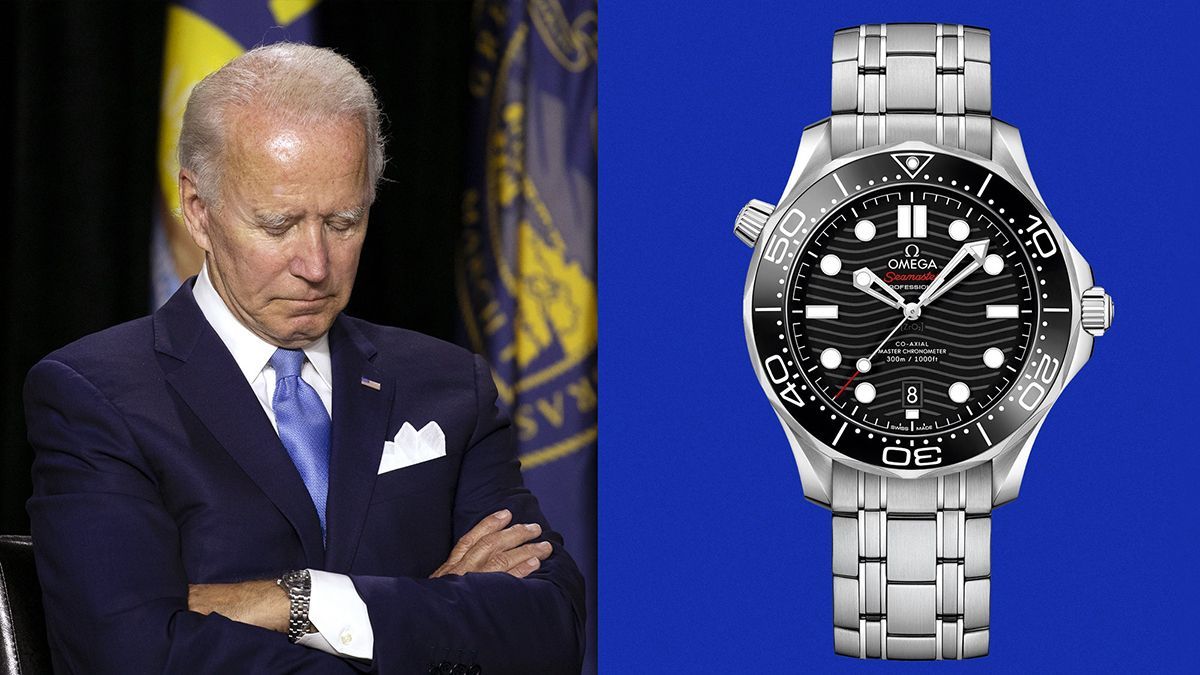 Joe Biden thường xuyên đeo đồng hồ Omega