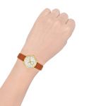Michael Kors Petite Portia Brown Leather Women's Watch MK2734
