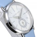 Michael Kors Petite Portia Blue Leather Women's Watch MK2733