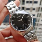 Seiko Presage Karesansui Automatic Mặt Tròn Màu Đen Dây Kim Loại Màu Bạc SRPC81J1