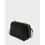 Charles & Keith Weave Crossbody Black Women's Bag CK2-80680689