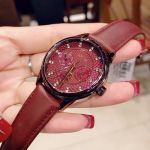 Fossil Sophisticate Multifunction Wine Leather Women's Watch BQ3285