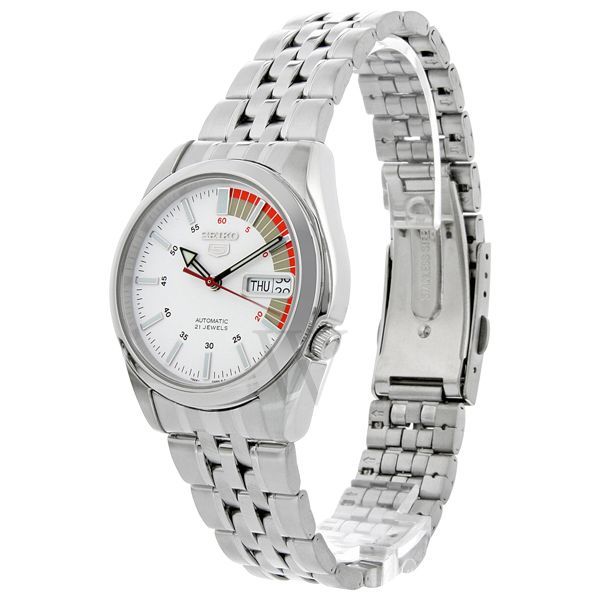 Seiko Automatic White Dial Men's Watch Seiko 5 SNK369 xách tay chính hãng  giá rẻ bảo hành dài - Đồng hồ nam - Senmix