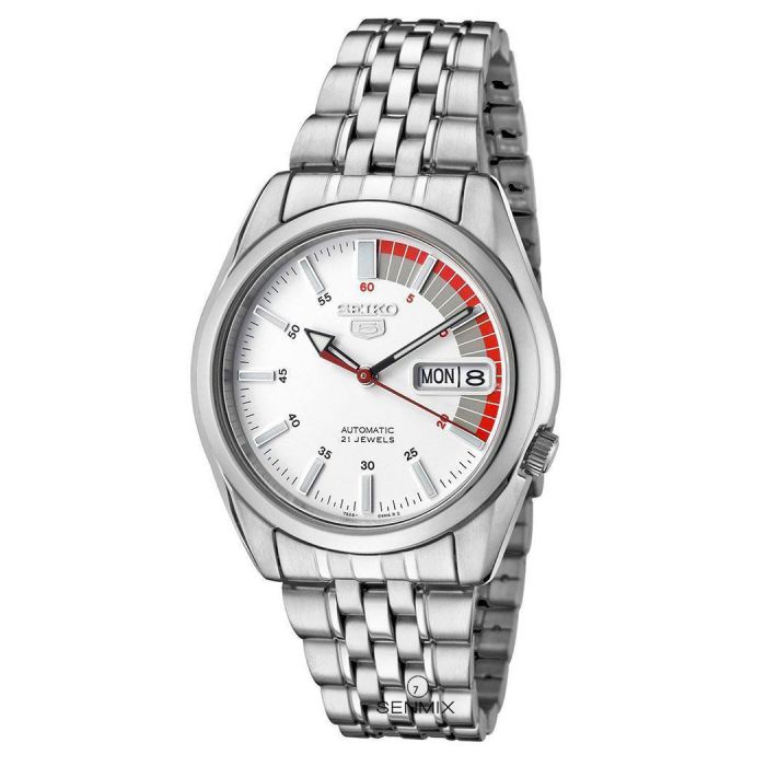 Seiko Automatic White Dial Men's Watch Seiko 5 SNK369