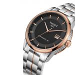 Tissot Automatic Powermatic 80 Mặt Tròn Màu Đen Lịch Ngày Quai Kim Loại T086.407.22.051.00