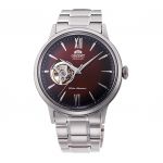 Orient Classic Bambino Automatic Open Heart Maroon Men's Watch RA-AG0027Y
