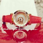 Salvatore Ferragamo Minuetto Gold Swiss Quartz Pink Leather Women's Watch FQ4240015