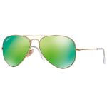 Ray-ban Original Green Flash Polarized Sunglasses RB3025 112/P9