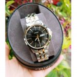 Citizen Day Date Black Dial Two Tone Men's Watch BF2018-52E