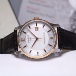 Tissot T-Classic Automatic Titanium Mặt Tròn Màu Trắng Dây Da Màu Nâu Lịch Ngày T087.407.56.037.00
