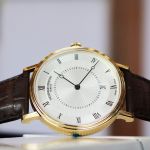 Frederique Constant Slim Line Automatic Guilloche Dial Brown Leather FC-306MC4S35