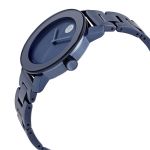 Movado Bold Light Blue Stainless Steel Women's Watch 3600494