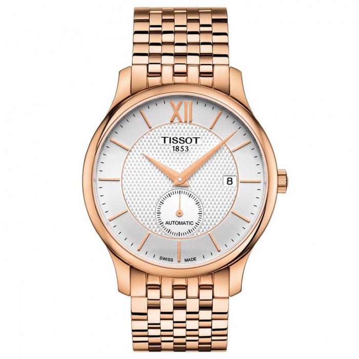 Tissot Tradition Automatic Small Second Rose Gold Men's Watch T063.428.33.038.00
