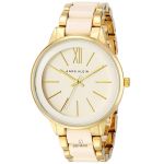 Anne Klein White Dial Gold Tone AK/1412IVGB