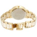 Anne Klein White Dial Gold Tone AK/1412IVGB