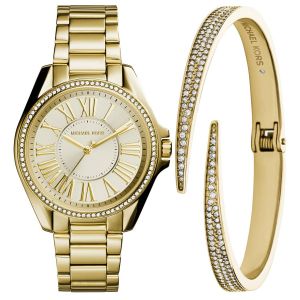 Michael Kors Kacie Gold Sunray Gift Set Women's Watch MK3568