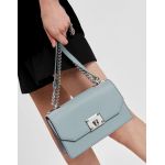 Charles & Keith Classic Crossbody Featuring Slate Blue Women's Bag CK2-80780640