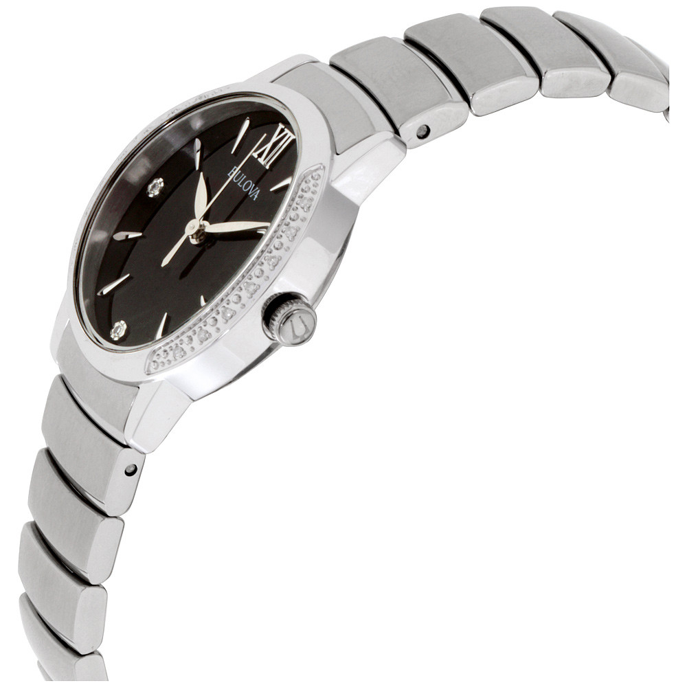 Bulova Diamond Accent Mother of Pearl Women's Watch 96R213 xách tay chính  hãng giá rẻ bảo hành dài - Đồng hồ nữ - Senmix
