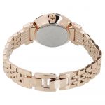 Anne Klein Swarovski Crystals Blue Dial Rose Gold-Tone Women's Watch 2928NVRG