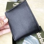 Timberland Leather with Attached Flip Pocket Black (Sportz) Men's Wallet D02387/08