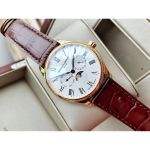 Frederique Constant Classics Moonphase Brown Leather Men's Watch FC-260WR5B5