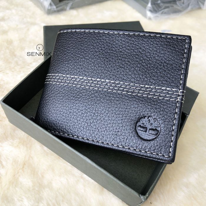 Timberland Sportz Quad Leather Passcase Men's Wallet Black D08389/08