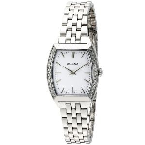 Bulova Diamond Accent Gallery Women's Watch 96R196