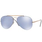 Ray-ban Blaze Aviator Gọng Kim Loại Màu Đồng Lens Tím RB3584N 90531U 61-13