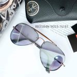 Ray-ban Blaze Aviator Gọng Kim Loại Màu Đồng Lens Tím RB3584N 90531U 61-13