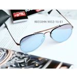 Ray-ban Blaze Aviator Gọng Kim Loại Màu Đồng Lens Tím RB3584N 90531U 61-13