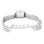 Gucci G-Frame Silver Guilloche Sapphire Crystal Women's Watch YA128402