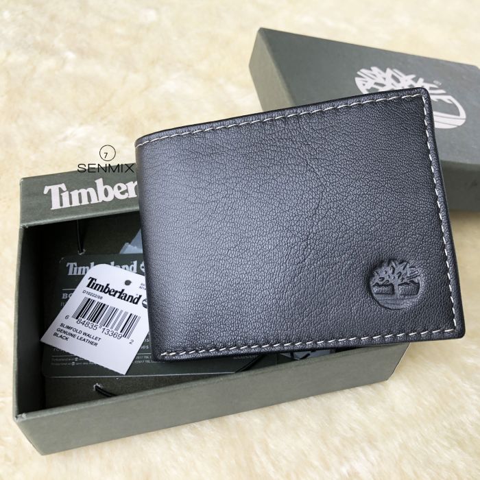 Timberland Blix Slimfold Leather Men's Wallet Black D10222/08