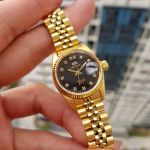 Orient Diamond Sapphire Automatic Gold Women’s Watch SNR16001B
