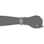Armitron Amethyst Colored Crystal Accented Gold Tone Women's Watch 75/3689VMRG