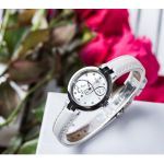 Tissot Flamingo Mother of Pearl White Leather Women's Watch T094.210.16.111.01