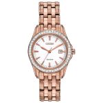 Citizen Silhouette Crystal Accented With Date Women's Watch EW1903-52A
