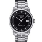 Tissot T-Classic Powermatic 80 Automatic Mặt Tròn Màu Đen Dây Kim Loại Màu Bạc Lịch Ngày T086.407.11.051.00