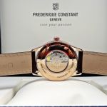 Frederique Constant Classics Open Heart Automatic Brown Leather Men's Watch FC-310MV5B4