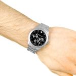 Michael Kors Gareth Chronograph Black Dial Stainless Steel Silver Tone Men's Watch MK8469