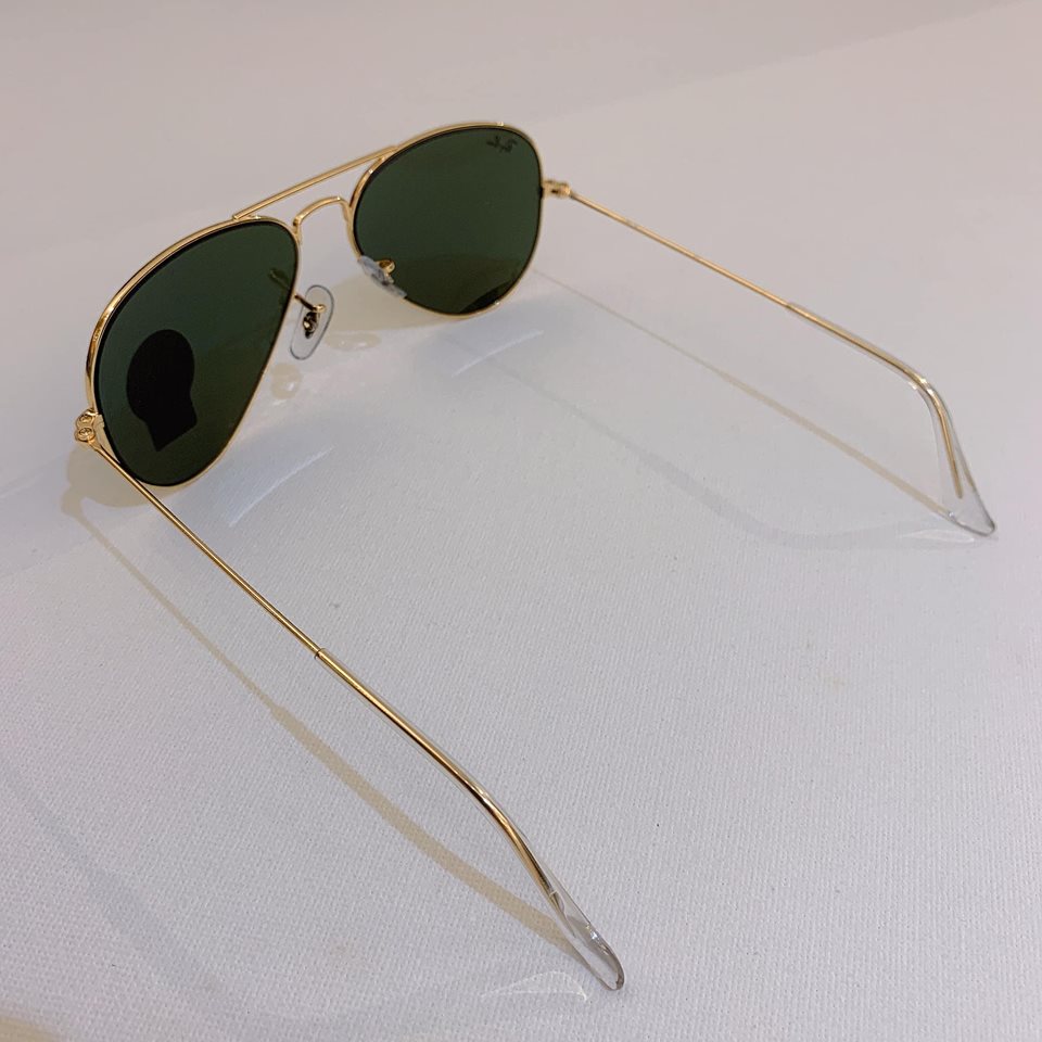 Ray-ban Aviator Arista Green Classic Sunglasses RB3025 W3234 55-14 xách tay  chính hãng giá rẻ bảo hành dài - Kính nữ - Senmix