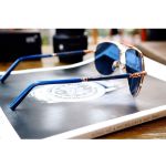 Montblanc Aviator Gọng Kim Loại Lens Xanh MB512S 28V 61