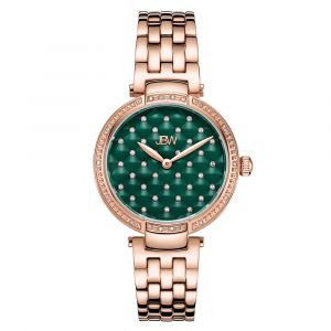 JBW Luxury Swarovski Gala Green Dial Women's Watch J6356B