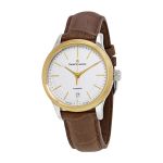 Maurice Lacroix Les Classiques Automatic Date Brown Leather Men's Watch LC6017-YS101-130