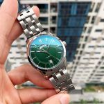 Maurice Lacroix Pontos Automatic Mặt Tròn Màu Xanh Dây Kim Loại Lịch Ngày Thứ PT6158-SS002-63E-1