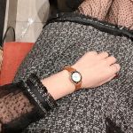Armitron Diamond Accented Brown Leather Women's Watch 75/2447CHGPBN