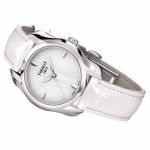 Tissot T-Wave Mother of Pearl White Leather Women's Watch T023.210.16.111.00