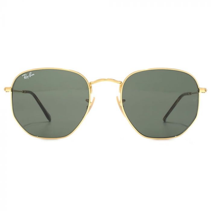 Ray-ban Hexagonal Flat Lenses Green Classic G-15 Sunglasses RB3548N 001 54