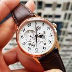 Orient Sun and Moon Automatic Brown Leather Men's Watch RA-AK0001S