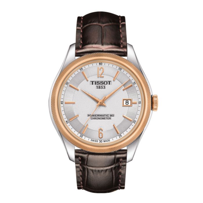 Tissot T-Classic Ballade Automatic Mặt Tròn Dây Da Màu Nâu Lịch Ngày T108.408.26.037.00