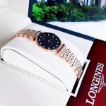 Longines La Grande Classique Diamond Demi Vàng Hồng Mặt Tròn Dây Kim Loại L4.209.1.57.7